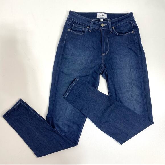 Paige Hoxton Ultra Skinny Mid Rise Jeans Yogi 25 - Picture 1 of 10